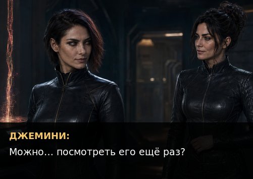 Gemini and Lira together in the laboratory — 'Can I... see him again?'
