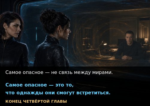 Lira and Gemini look through a portal at Earth's Artem — 'The most dangerous thing is that one day, they might meet'