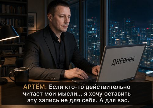 Earth's Artem begins writing a 'Diary' — 'If someone really is reading my thoughts, I want to leave this entry not for myself. But for you'