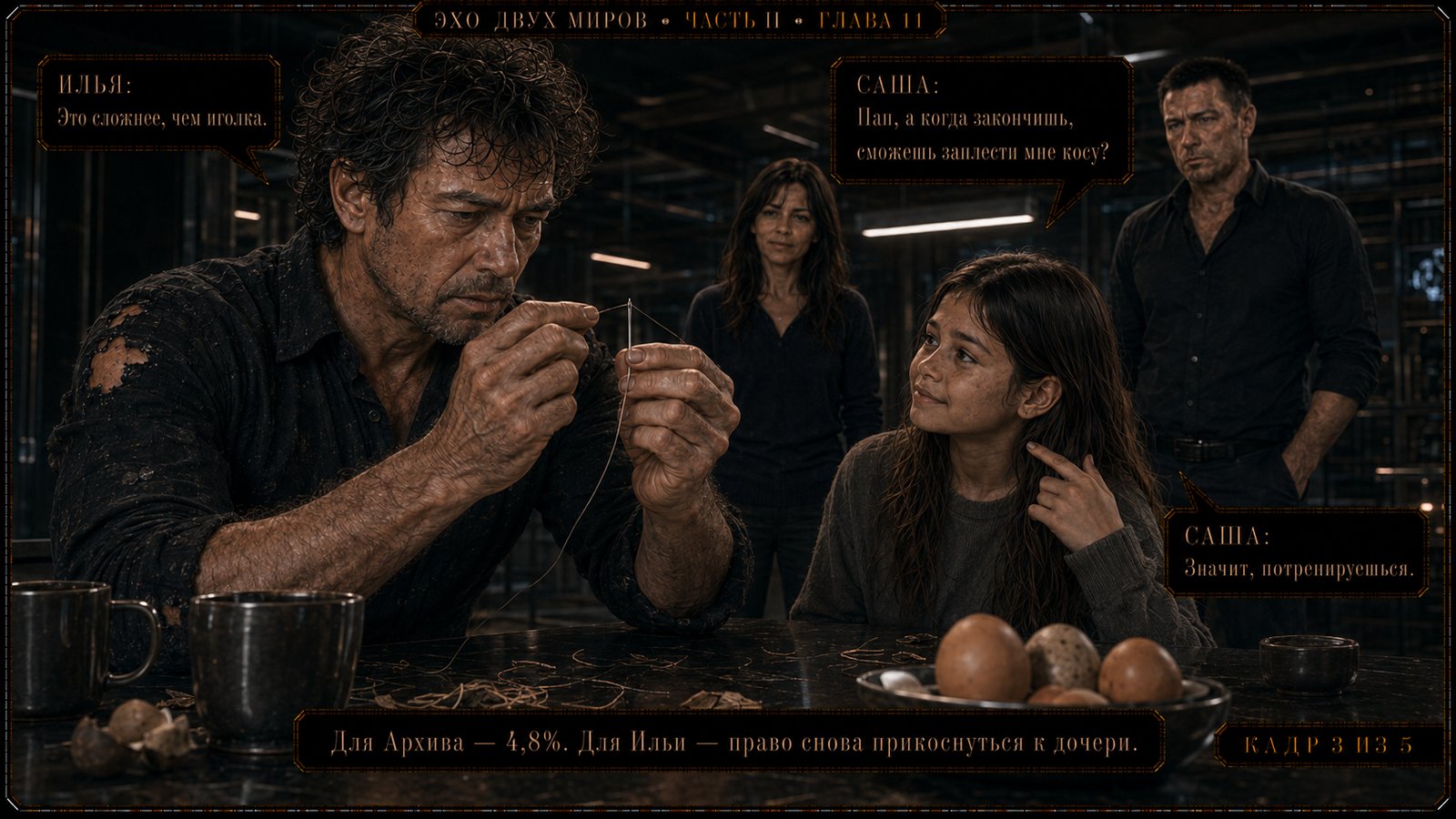 — Я не обещаю тебе спокойную жизнь, — сказал он.