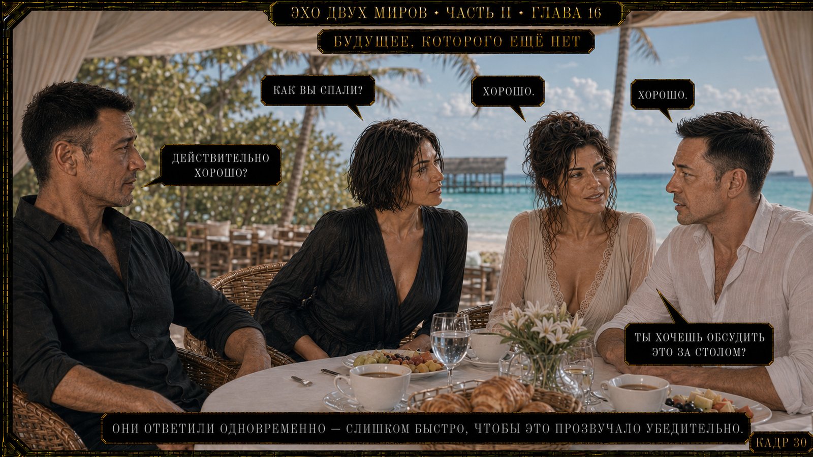 — Then where did the fifth guest come from?