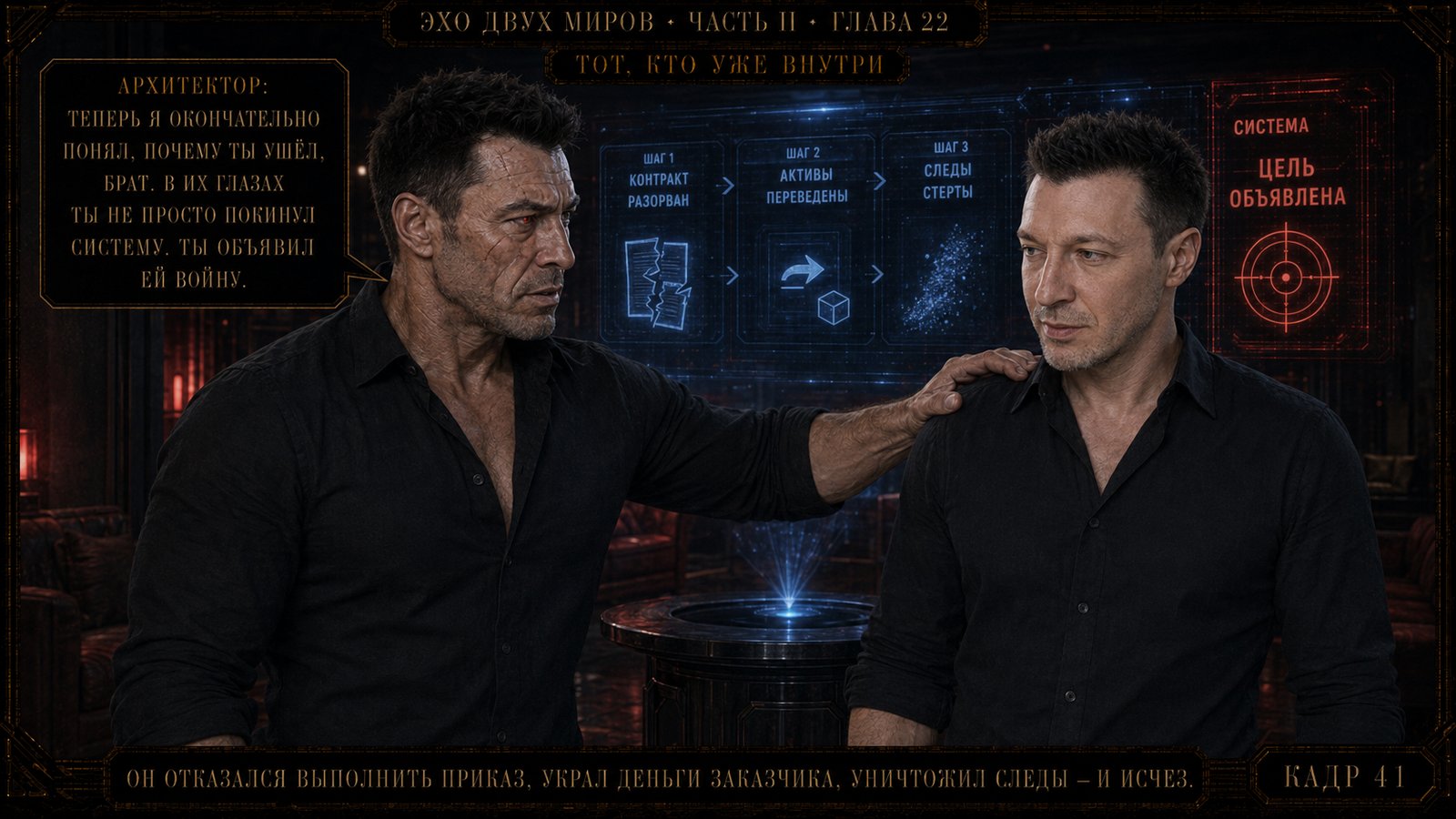 — Responsibility isn't suicide, brother.