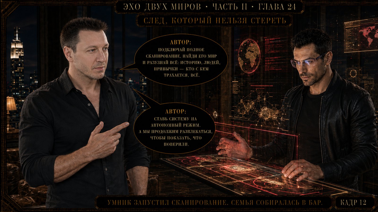 But Dmitry made no attempt to claim the saga the Author had created.