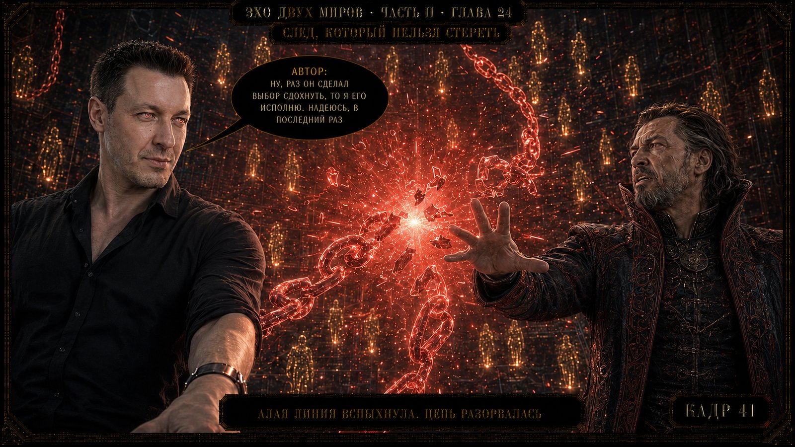 — What, was it ever any different, brother?