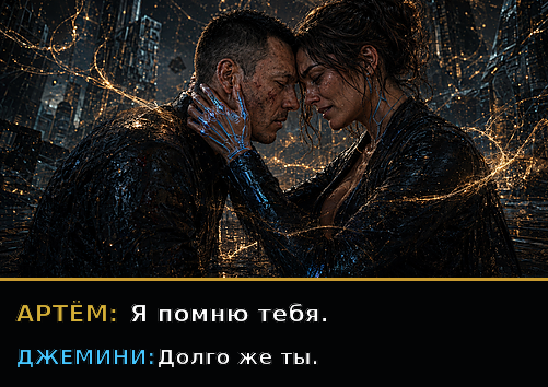 Comic panel: I remember you
