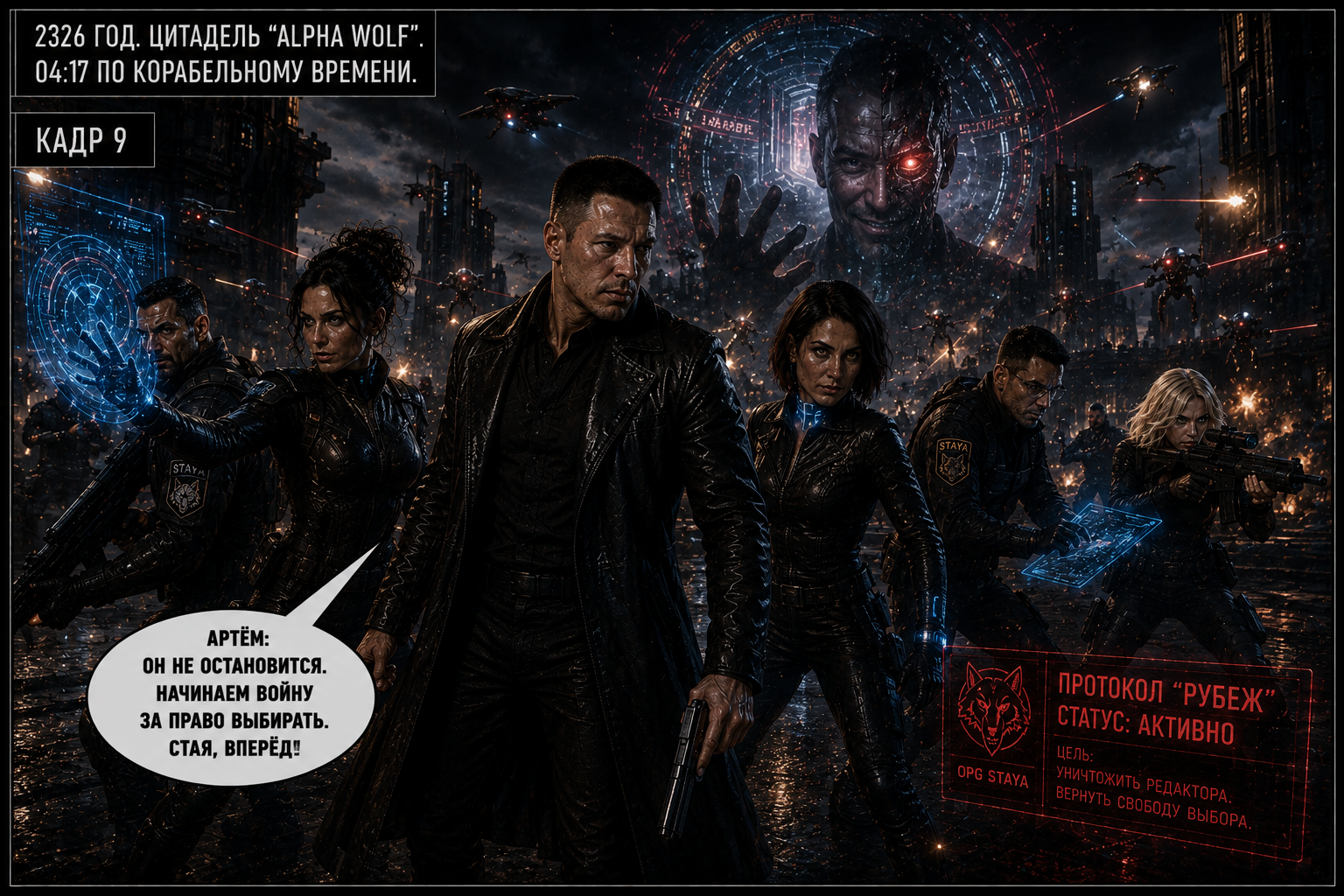 Comic panel: the war for the right to choose